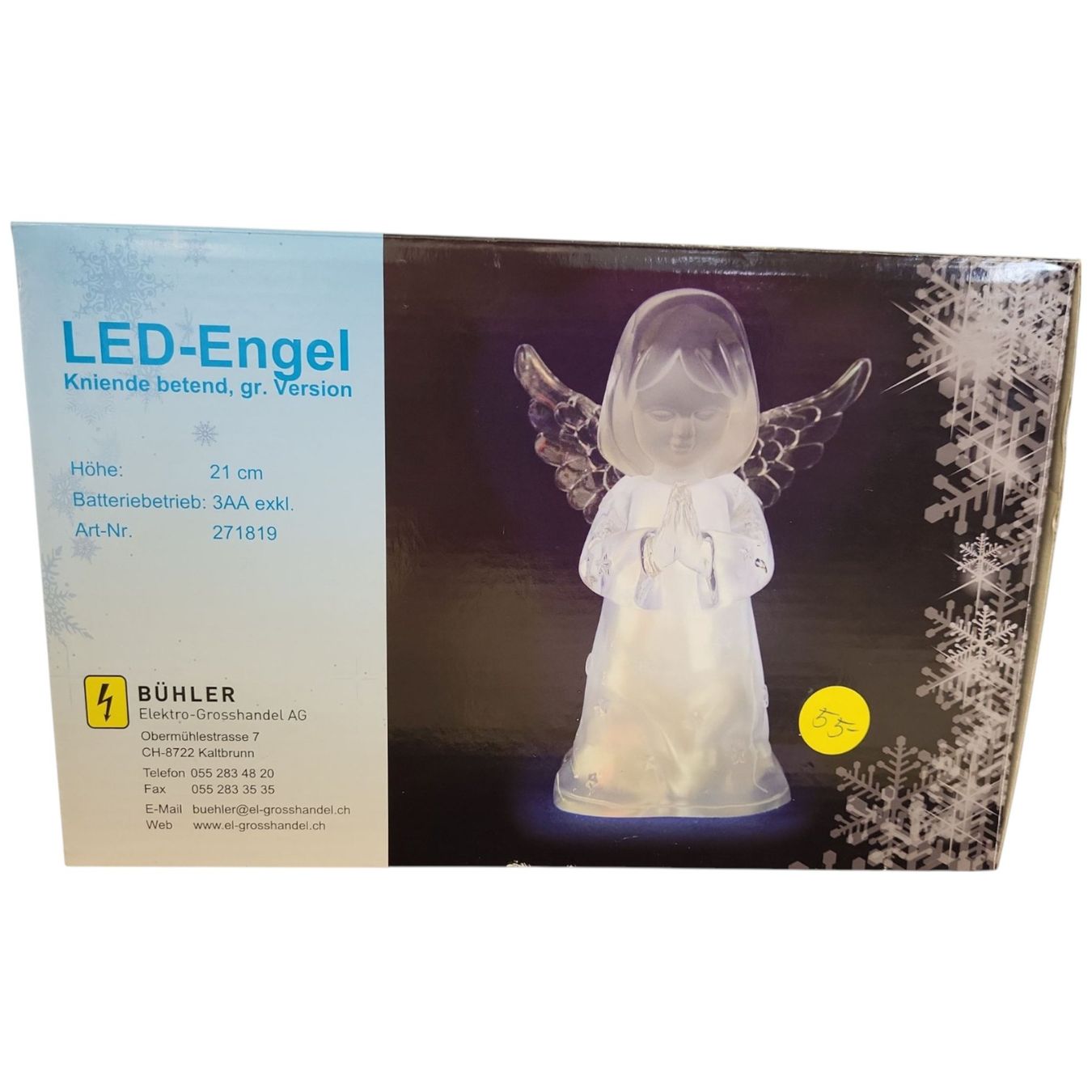 Statuette: LED-Engel, kniend betend, 21cm – Nuovo e nell'imballaggio originale da Kaltbrunn venduto da bue_xtg5 4