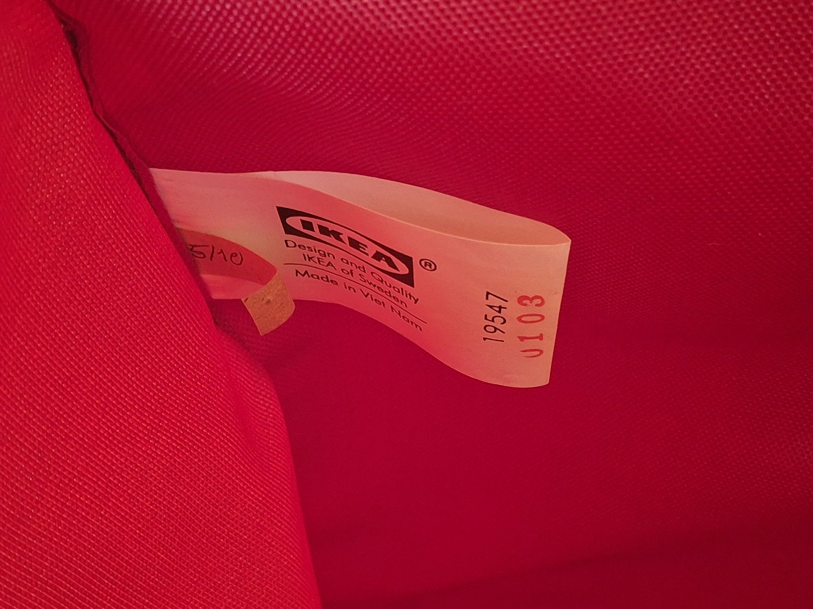 Ikea Guardaroba: Rangement suspendu IKEA rouge - 5 compartiments  – Usato da Villiers venduto da san_jn5w 3