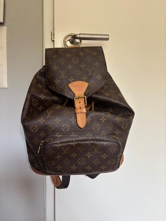 Zaino Louis Vuitton Monogram tela marrone usato buono