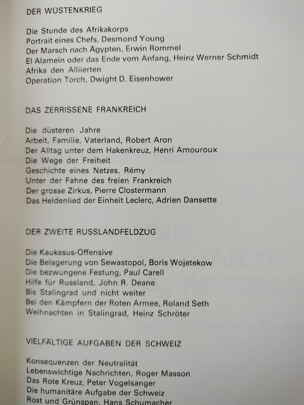Libri: Zwei grosse Weltkriegs Bücher – Usato da Schwanden Sigrisw venduto da Wibe81 3