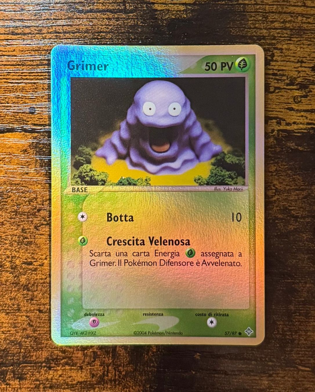 Pokémon Carte collezionabili: Grimer Reverse Holo 57 Yuka Morii – Usato da Zürich venduto da PEACECOCOON