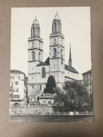 AK s/w Zürich Grossmünster