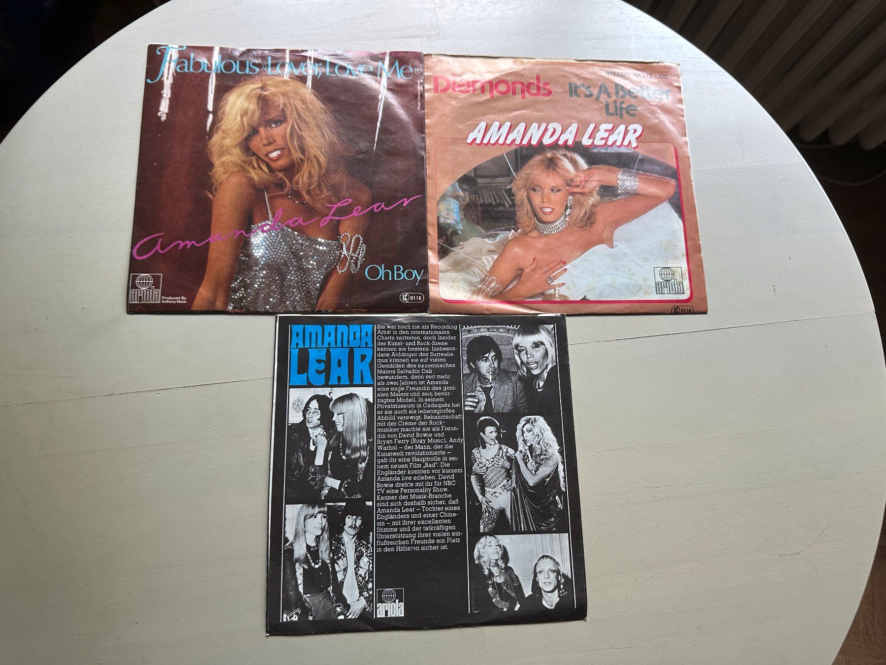 Dischi in vinile: AMANDA LEAR tolle Single Kult Top 70's Hit Disco Electronic – Usato da Basel venduto da Partridge 1