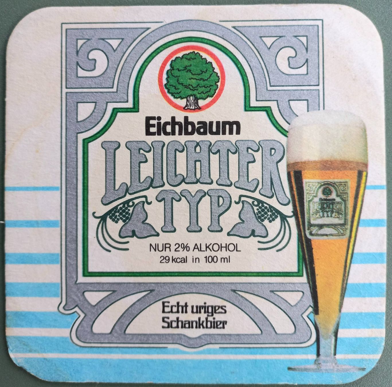 Sottobicchieri: Bierdeckel - Eichbaum - 80er Jahre - D – Usato da Niederuzwil venduto da lubimaja