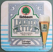 Bierdeckel - Eichbaum - 80er Jahre - D