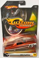 Hotwheels Custom Classics: Cadillac "Bronze/White" 1968 1:50