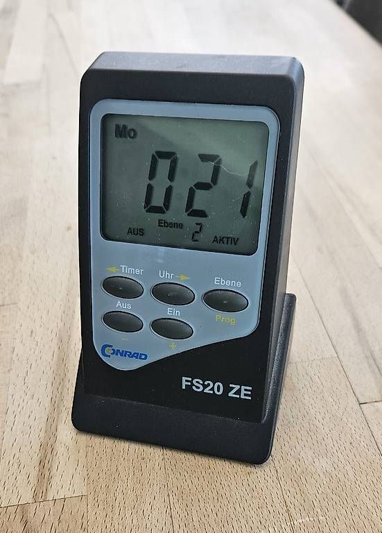 Sistema di controllo: Funktimer Conrad / ELV FS20 ZE – Usato da Höri venduto da Saltie