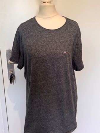 Herren Shirt Tshirt Tommy Hilfiger Gr. M Anthrazit Meliert