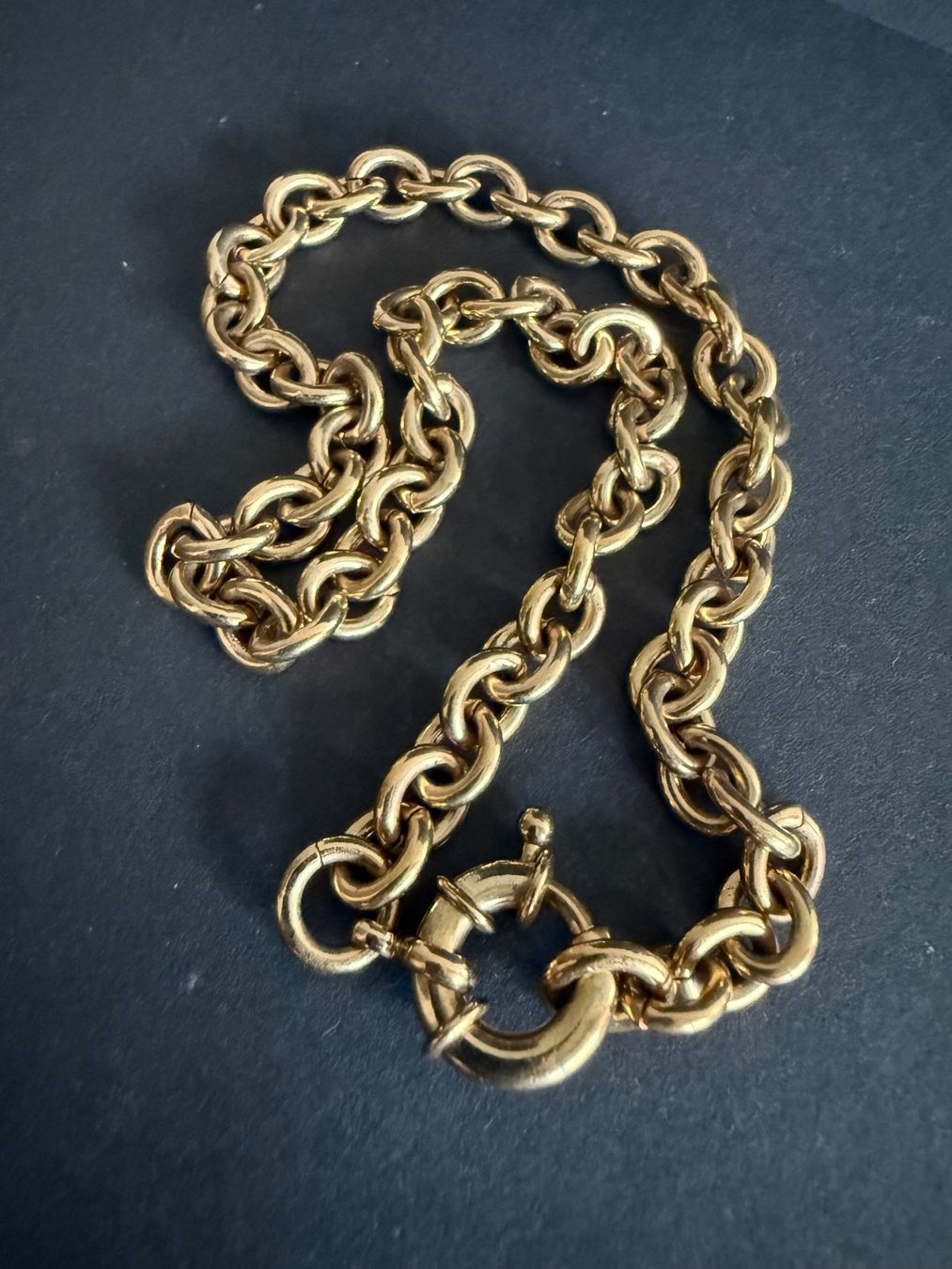 Catenine: Massive vergoldete Vintage Kette – Usato da Spiegel b. Bern venduto da Rogger72