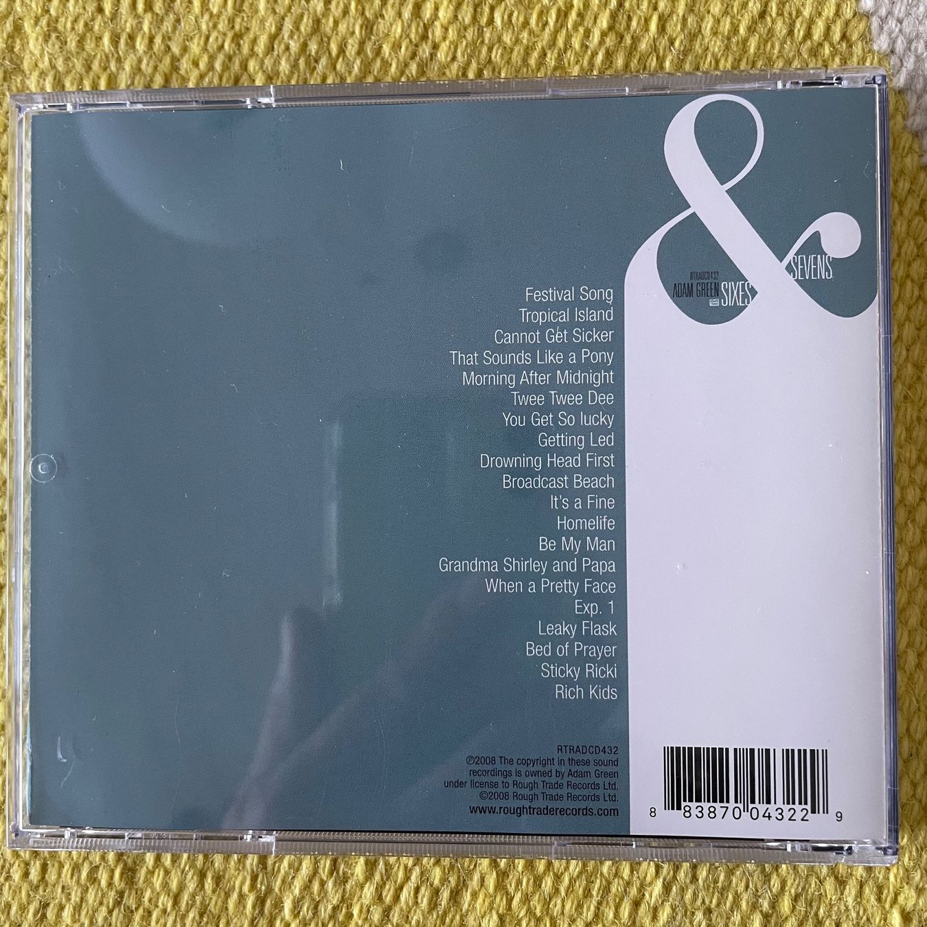 CD: ADAM GREEN-SIXES&SEVENS – Usato da Rorschacherberg venduto da CD-Roli 1