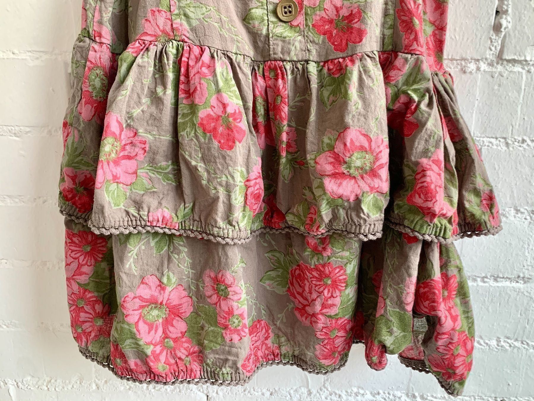 Vestiti: Kurzes Kleid mit Blumenmuster – Usato da Bern venduto da Fraeuleinhonig 4