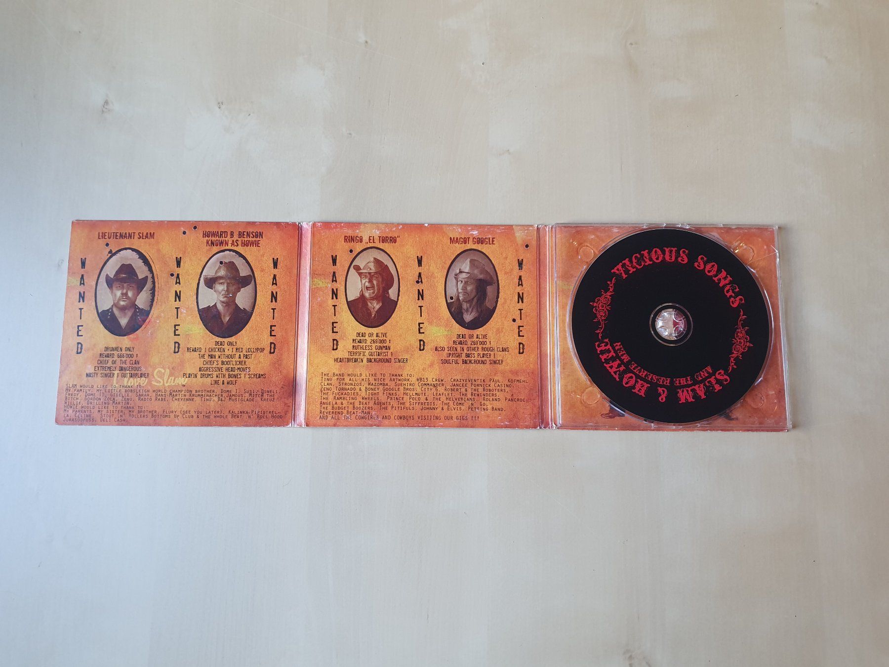 CD: Slam & Howie Vicious Songs – Usato da Stansstad venduto da collectorsshop 2
