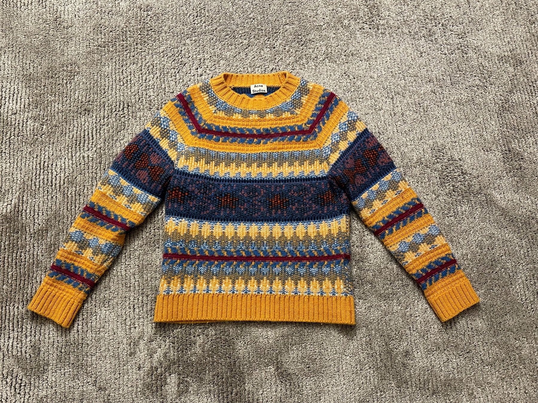 Acne Studios Pullover & Sweatshirts: Acne Studios Slim-Fit Fair Isle Knitted Sweater – Gebraucht aus Winterthur von ivan12891 1