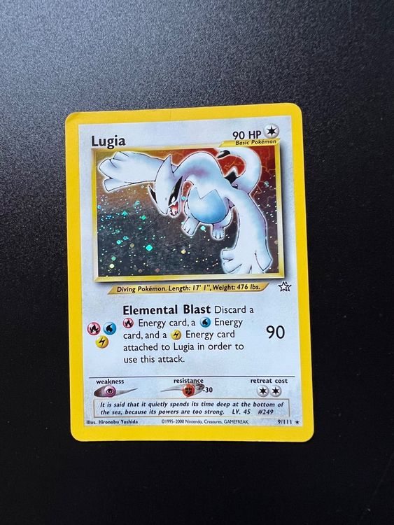 1x POKEMON LUGIA HOLO NEO GENESIS CARD ENGLISH RARE VINTAGE | Kaufen ...