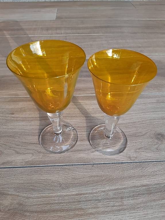 Verres: Bicchieri calice vetro soffiato – D'occasion à Lugano par raf_6l9k 1
