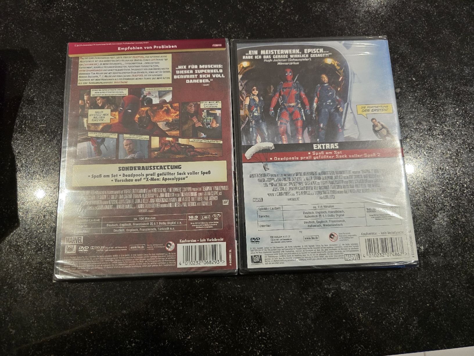 Tutti i DVDs: DVD Deadpool 1 & 2 neu originalverpackt – Nuovo e nell'imballaggio originale da Derendingen venduto da Mil_l98S 1