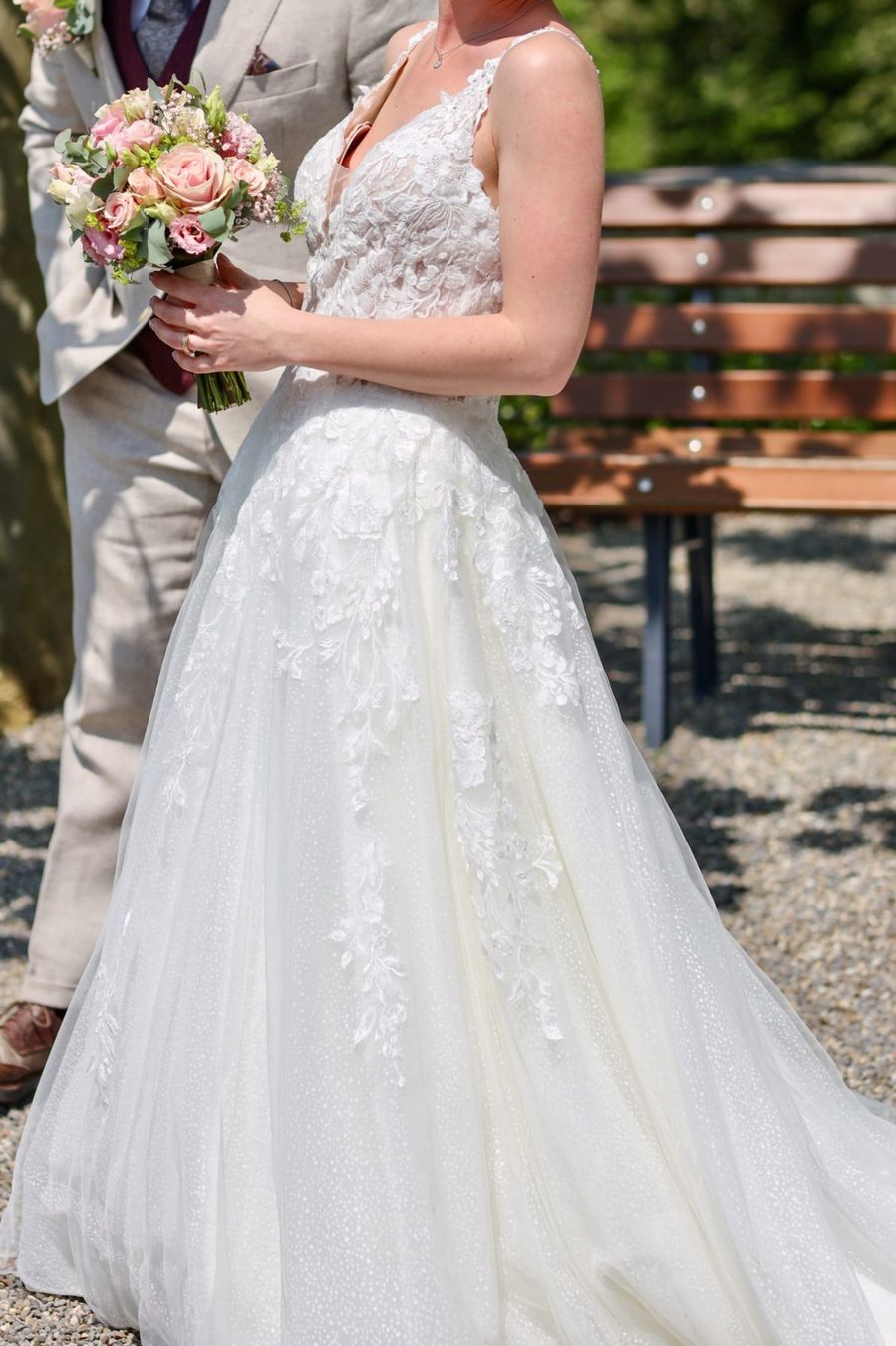 Kleider: Brautkleid weiss mit Schleppe – Gebraucht aus Zofingen von Bachmann4 1