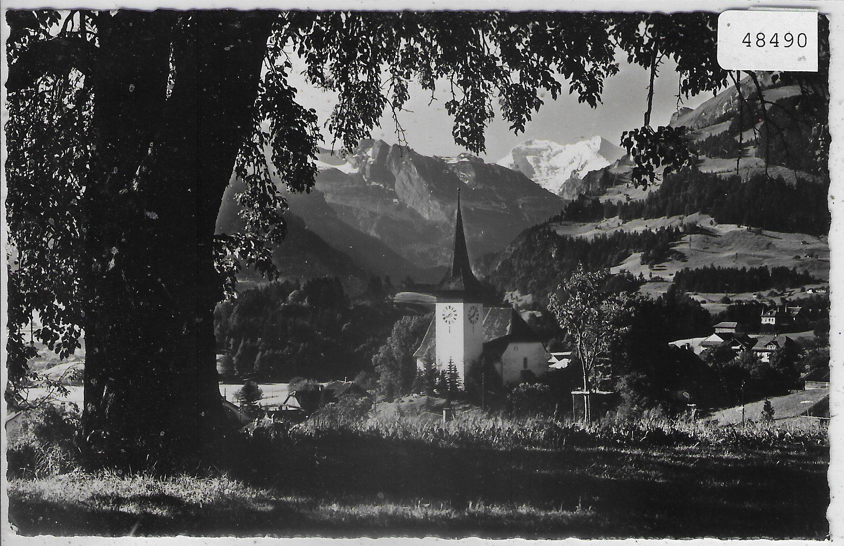 Cartes postales: Kirche Frutigen – D'occasion à Ettingen par Kartenplanet
