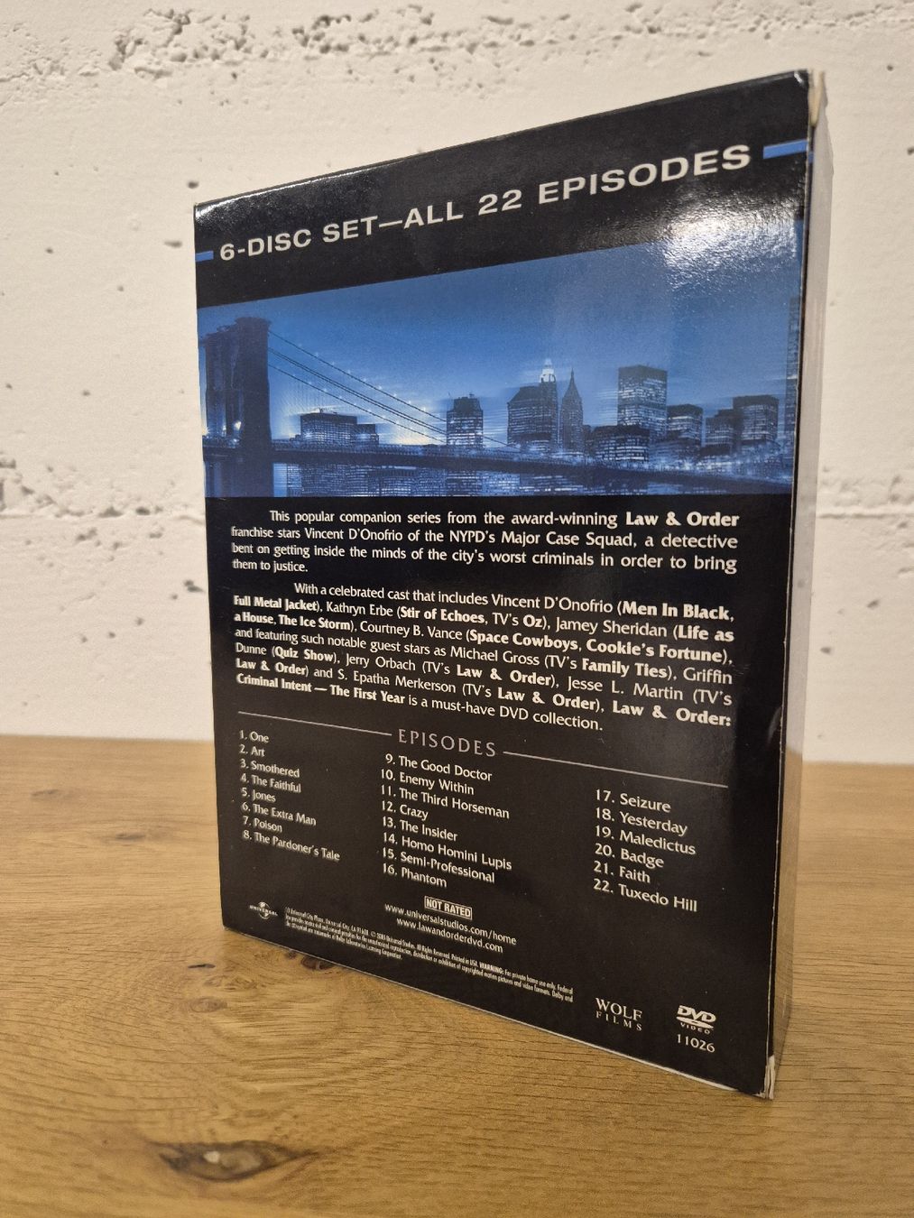 Tutti i DVDs: DVD Law & Order: Criminal Intent - Saison 1 complète  – Usato da Bogis-Bossey venduto da VNT-GE.ch 3