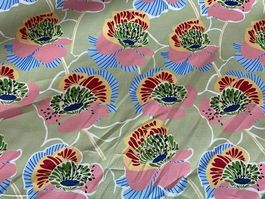 Tissu coton imprimé fleurs