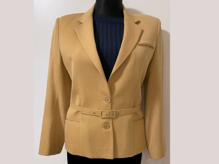 Blazer camel Wolle Gr. 40 Jean Claude Made in France 1970s