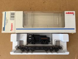 Marklin 4866 Schwerlastwagen DRG mit LKW Kaelble