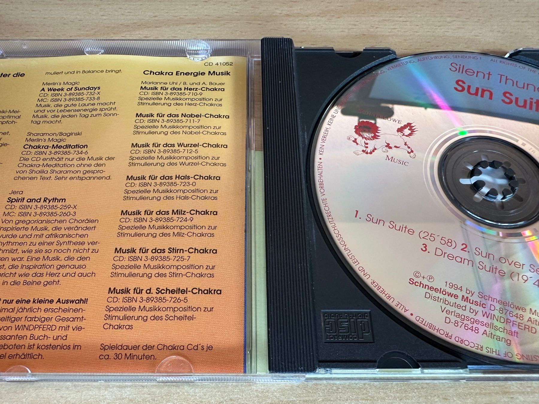 CD: Silent Thunder - Sun Suite – Usato da Rikon im Tösstal venduto da Alpenmutz 2