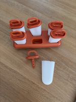 Eisformer-Set 6er-Pack Orange Weiss mit 2 Stielen gebraucht