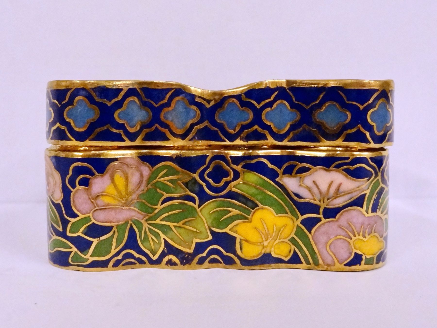 Tutte le decorazioni: Schmuckdose Schmetterling Blumen Dose Messing Emaille floral – Nuovo (secondo la descrizione) da Kerzers venduto da djstarsky73 4