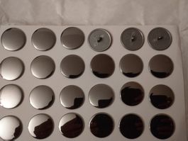 Blazer Knöpfe in Silber Farbe
