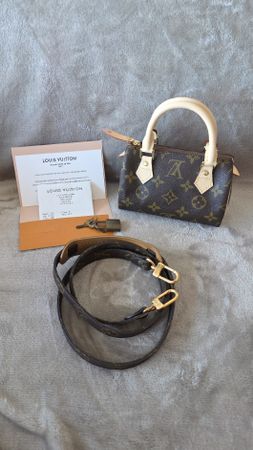 Louis Vuitton nano Speedy/ mini HL entièremen rénové chez LV