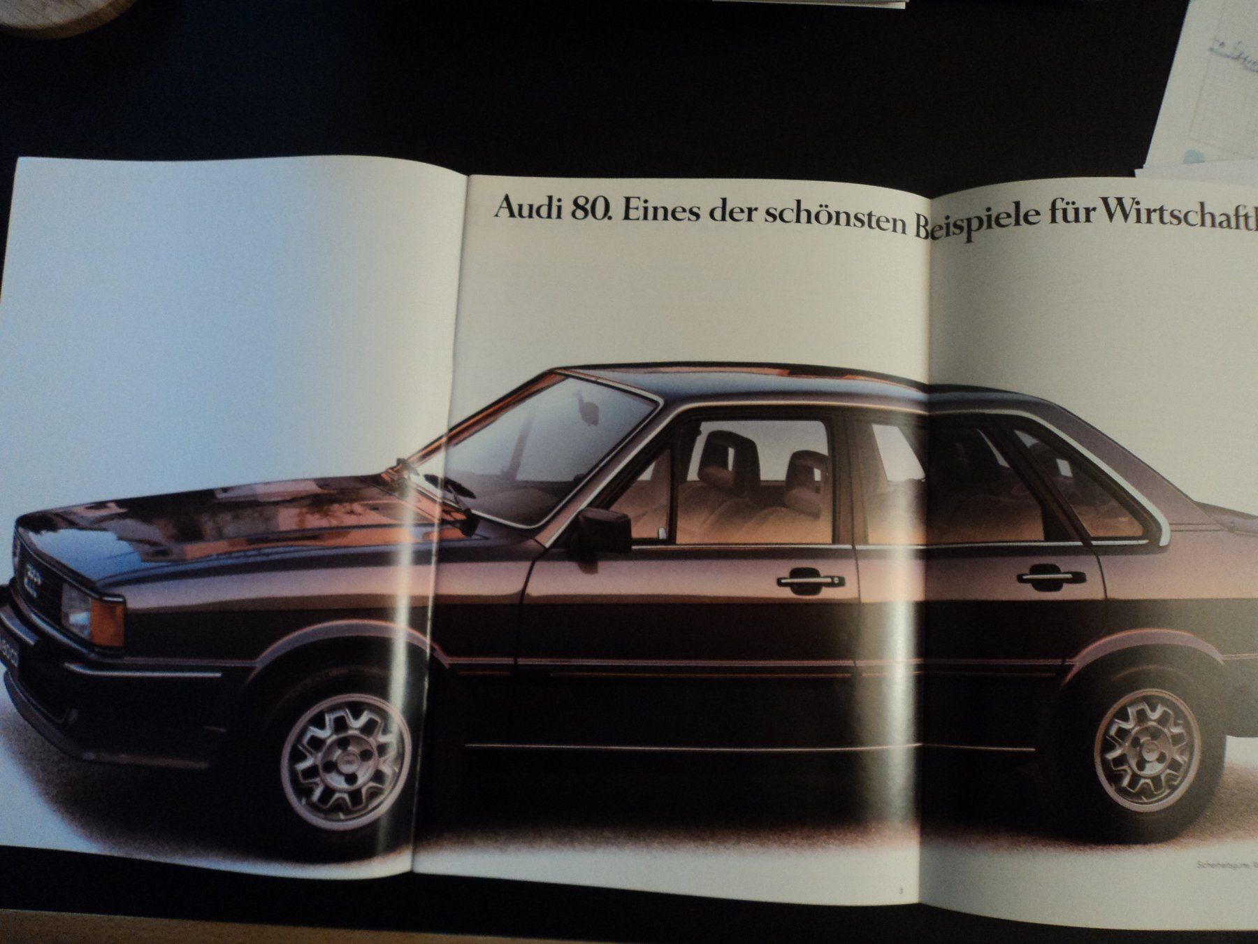 Audi Documenti: Prospekt Audi 80 1983 – Usato da Schwarzenburg venduto da modelCARama 2