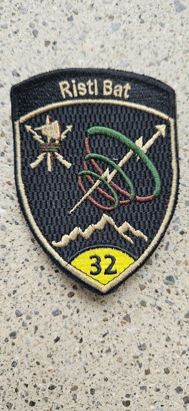 Schweizer Armee Placchette & Badge: *** Badge Ristl Bat mit klett *** – Nuovo e nell'imballaggio originale da Riedholz venduto da fr_sIruP