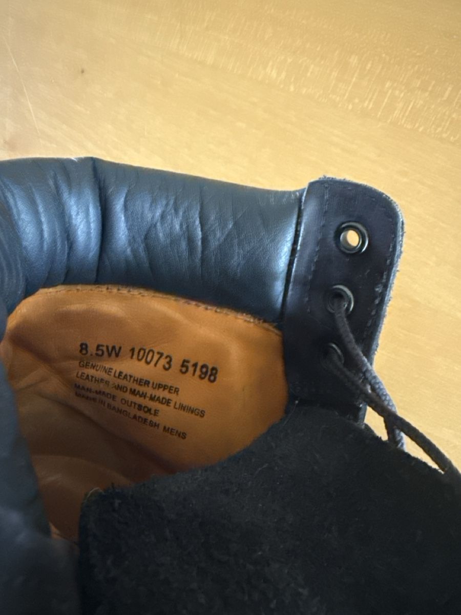 Timberland Chaussures hommes: Timberland Boots Schwarz - Grösse 43 - Leder – D'occasion à Hünenberg See par Cheetah4 3