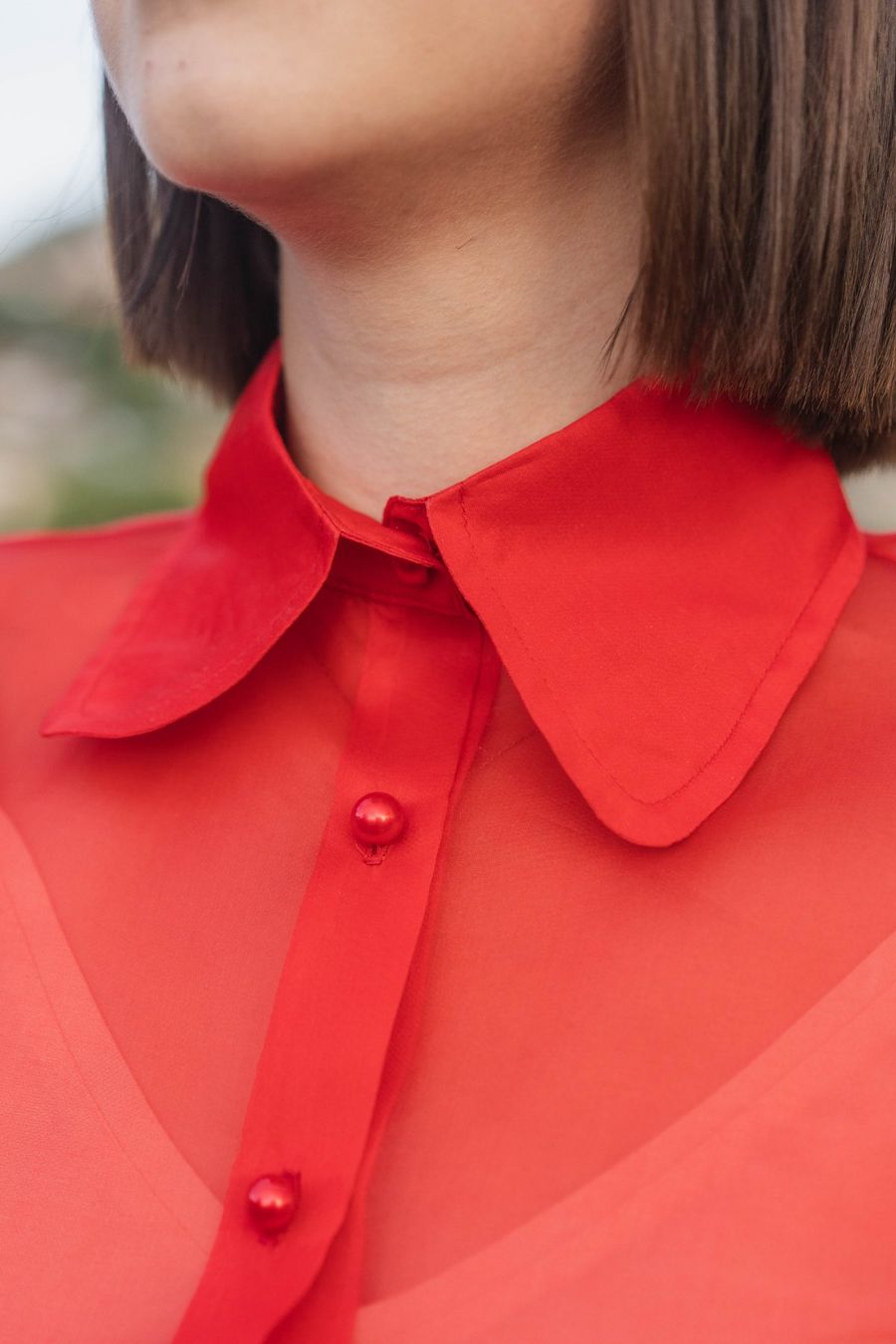 Camicette: Bluse organza - silk – Nuovo (secondo la descrizione) da Glattpark(Opfikon) venduto da sollee35 1