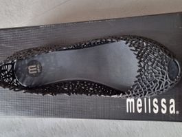 Ballerines MELISSA 37 NEW NOIR Parfait état avec boîte
