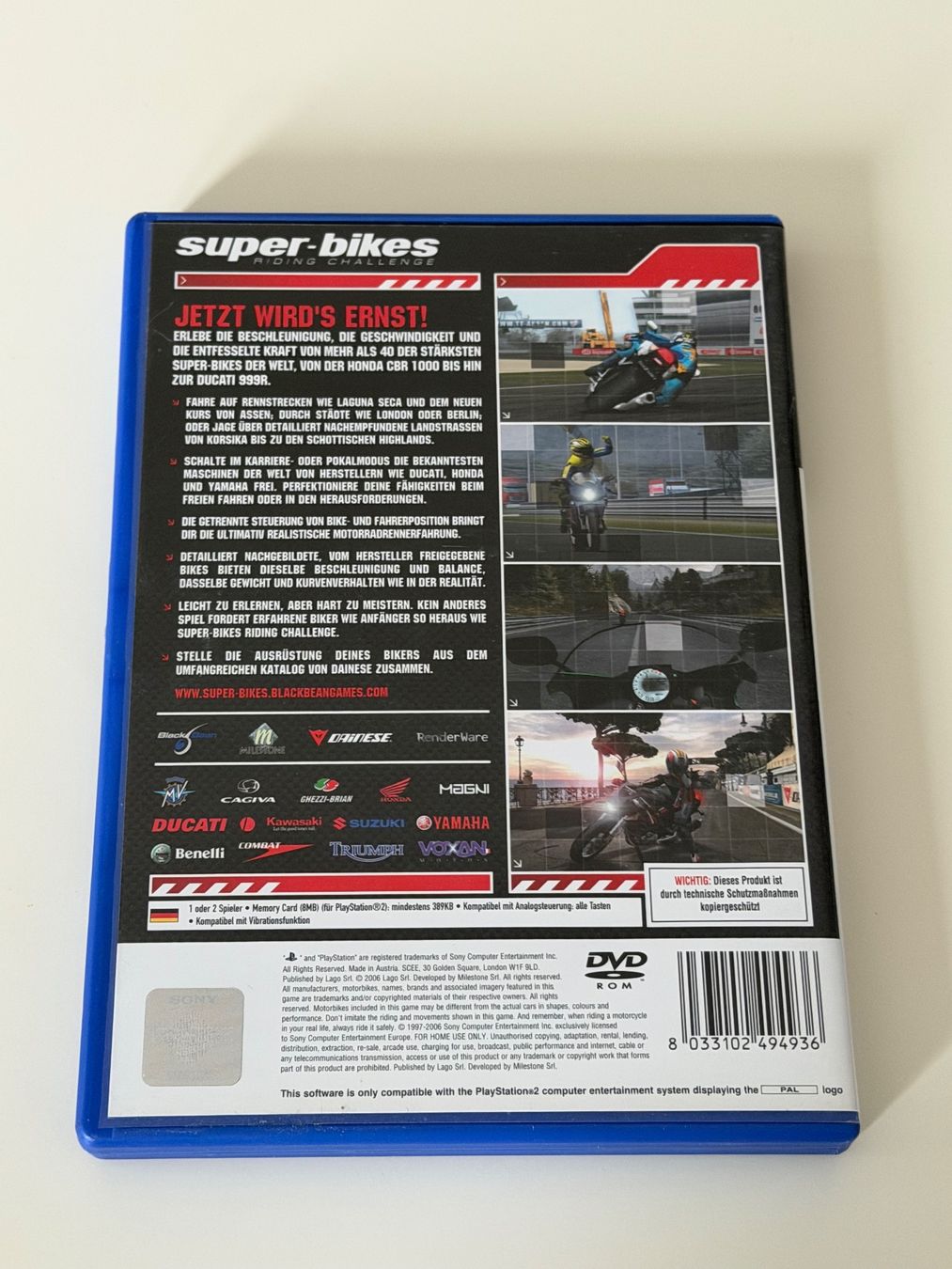 Sony Giochi: Super Bikes Riding Challenge - PS2 – Usato da Altstätten SG venduto da sheamus 1