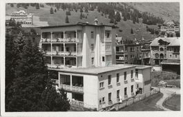 Davos-Dorf, Pension Concordia, 1957