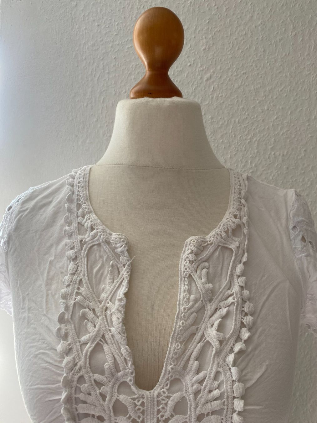 Camicette: Sommerbluse mit Spitzenmuster in Gr. M (38) – Usato da Stetten SH venduto da bijoux18 1
