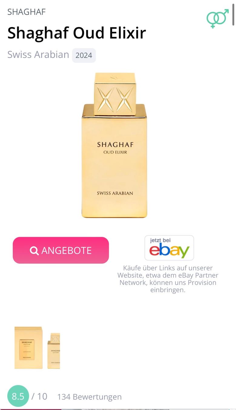 Parfum & Eau de Toilette: Shaghaf Oud Elixir EDP5ML ABFÜLLUNG – Neu und originalverpackt aus Zürich von deruja 2