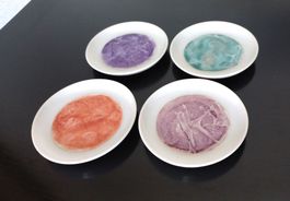 Untertassen für Espresso-Set von Schmid Porcelain, Japan