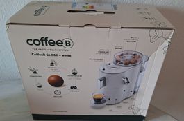 Coffee B GLOBE white mit 6 Kaffee Kapseln OVP