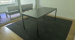 Esstisch schwarz, schlichtes Design, gut erhalten, 160x80cm