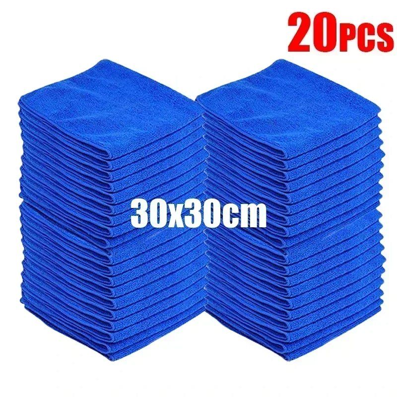 Tovaglioli: 20 Chiffons Microfibre 30x30cm Bleu 20 Mikrofasertücher – Nuovo e nell'imballaggio originale da Delémont venduto da abonprix 4