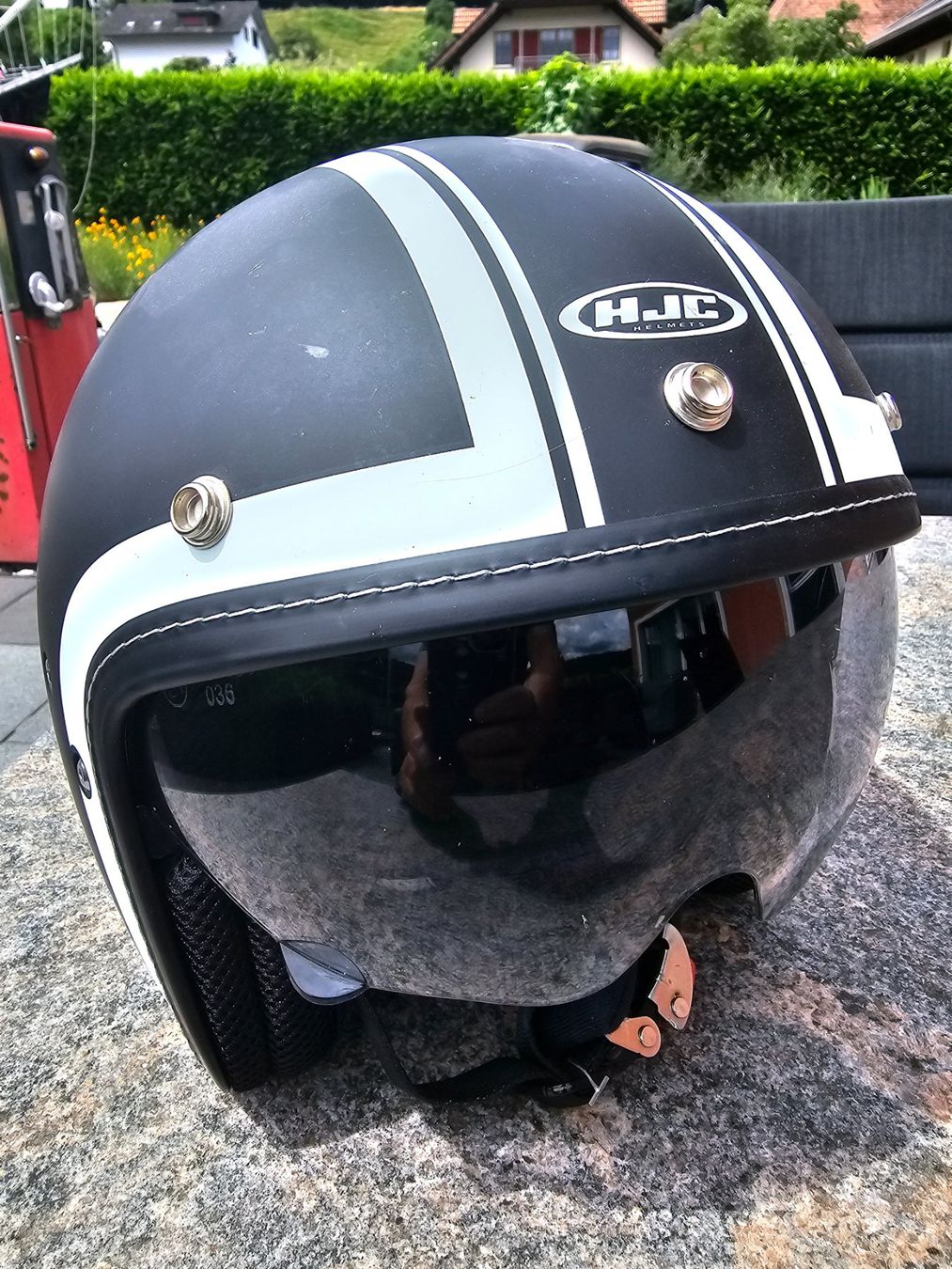 HJC Caschi & visiere: Helm Motorrad HJC offen mit Visier – Usato da Hettiswil venduto da Pfrank 1