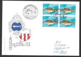 Sonderbrief S. 1135 Exphila Renens 13.-15.5.1983