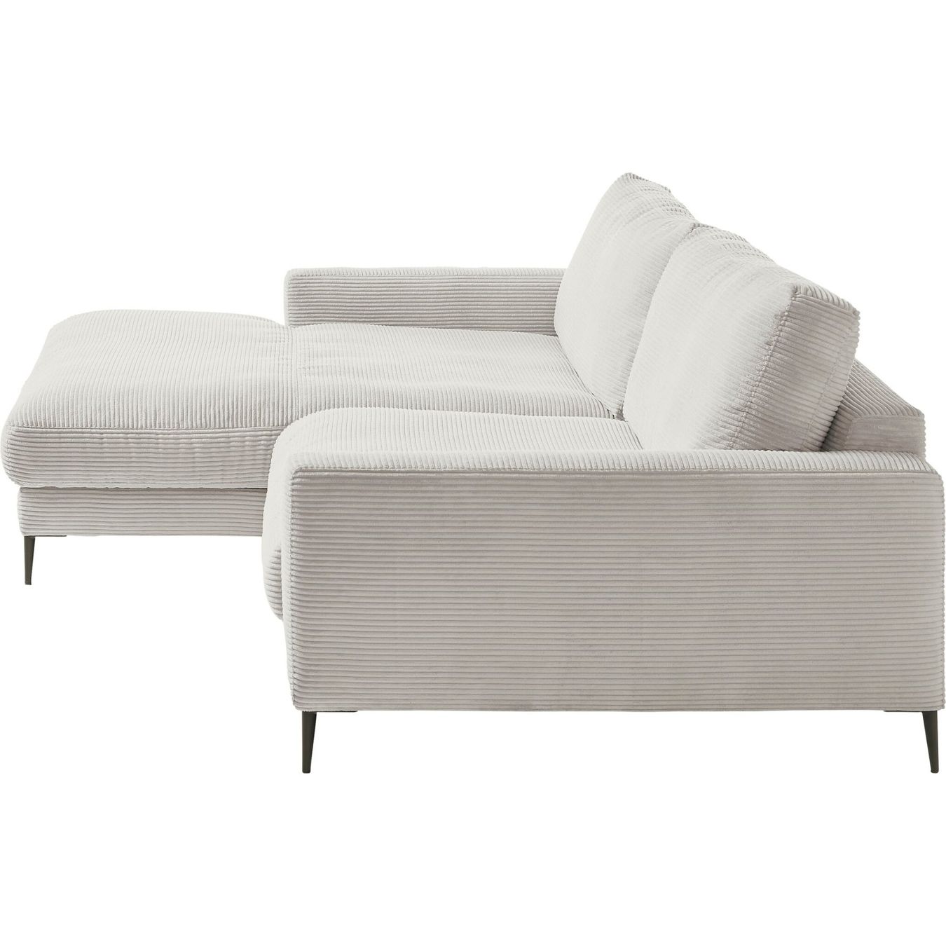 Sofas: Ecksofa  Uptown in Cord Nature links – Neu und originalverpackt aus Bischofszell von deluxe-moebel 3