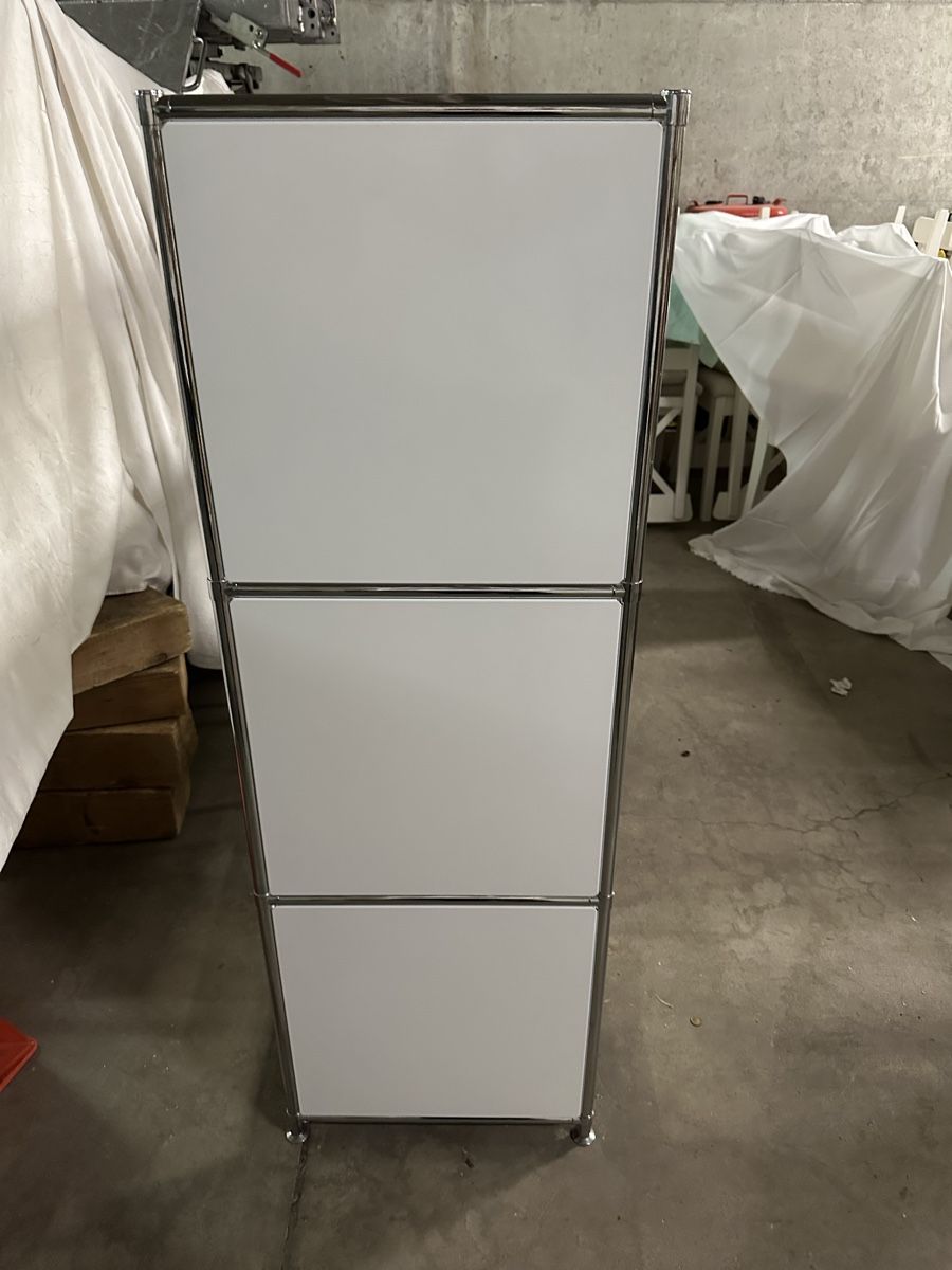 Scaffali: Bibliothèque étagère modulable blanc chrome 12 cases occasio – Usato da Lausanne venduto da artnouveau04 4