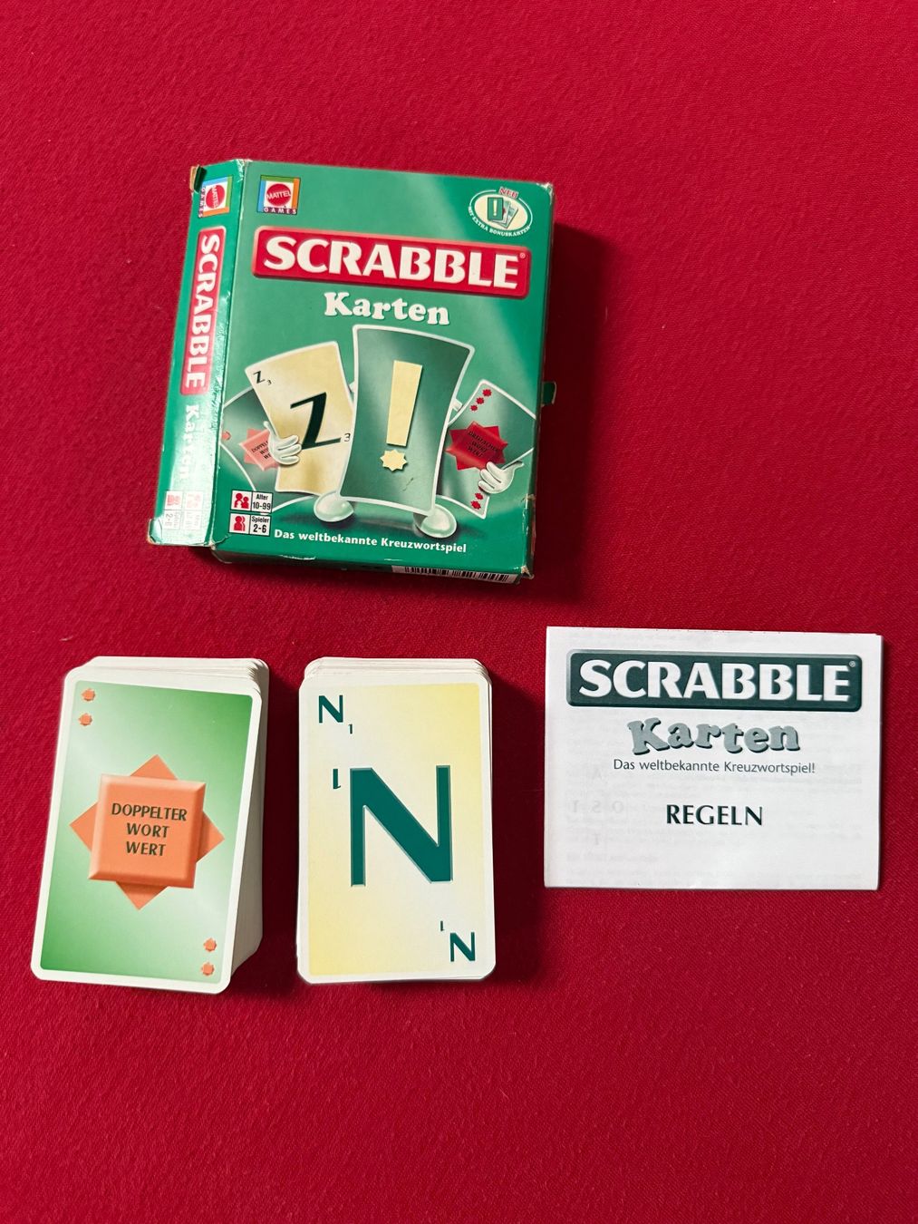 Spiele: SCRABBLE Kartenspiel – Gebraucht aus Altendorf von Jeshy15