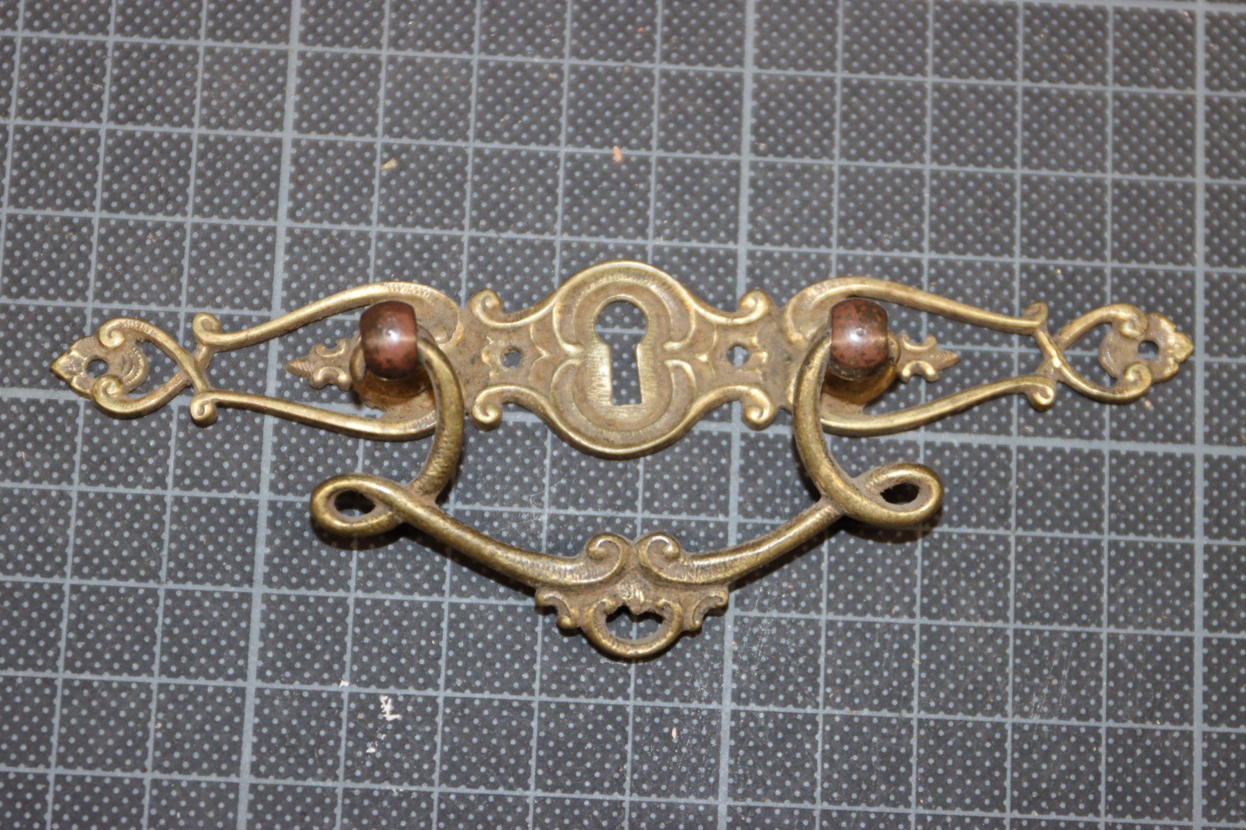 Ferramenta: Wunderschöner Jugendstil Fallgriff / Kommodengriff – Usato da Emmetten venduto da Super008 4